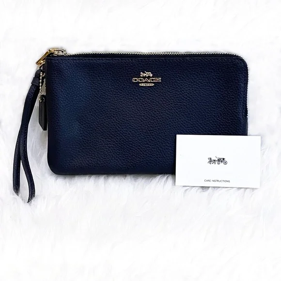 *NWOT* Coach Double Zip Wallet Wristlet - Picture 5 of 5